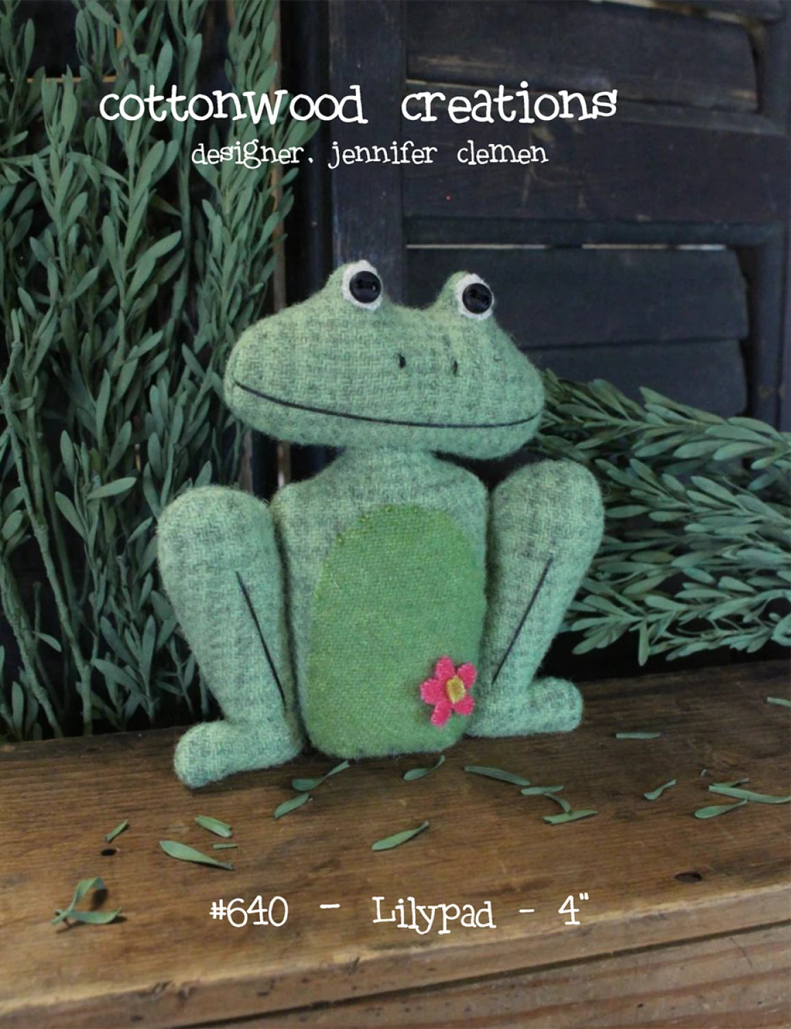 Lilypad Frog Pattern By Cottonwood Creations