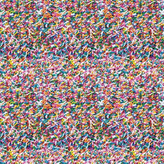 Camelot Fabrics - Confetti Fun - Dessert Food Rainbow Multicolour Sprinkles -  21250402-01
