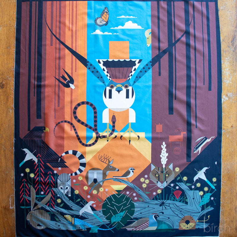 Birch Fabrics - Charley Harper - Canyon Country Poster Panel - CH-424