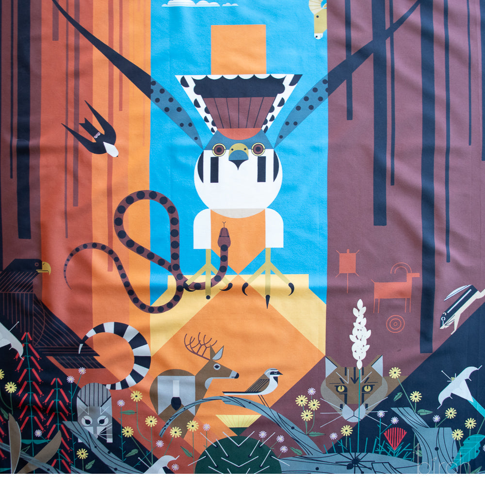 Birch Fabrics - Charley Harper - Canyon Country Poster Panel - CH-424