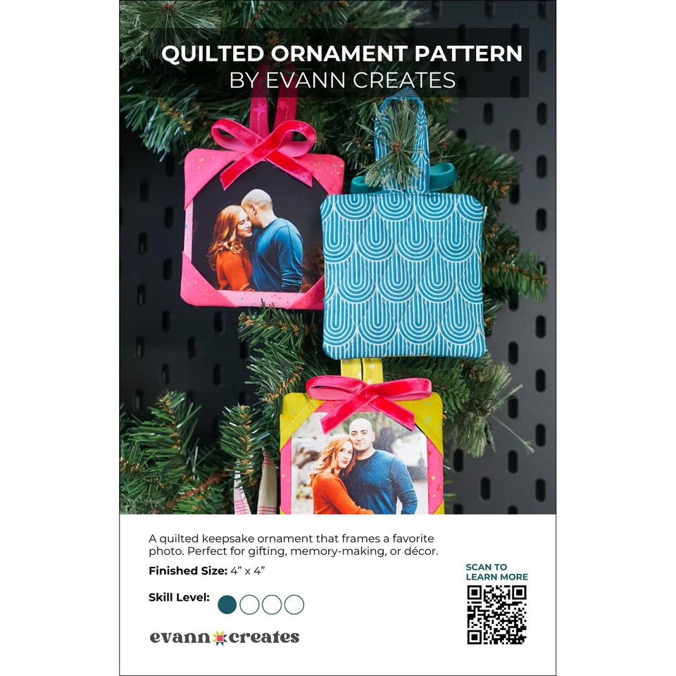 Quilted Photo Ornament Pattern By Evann Creates
