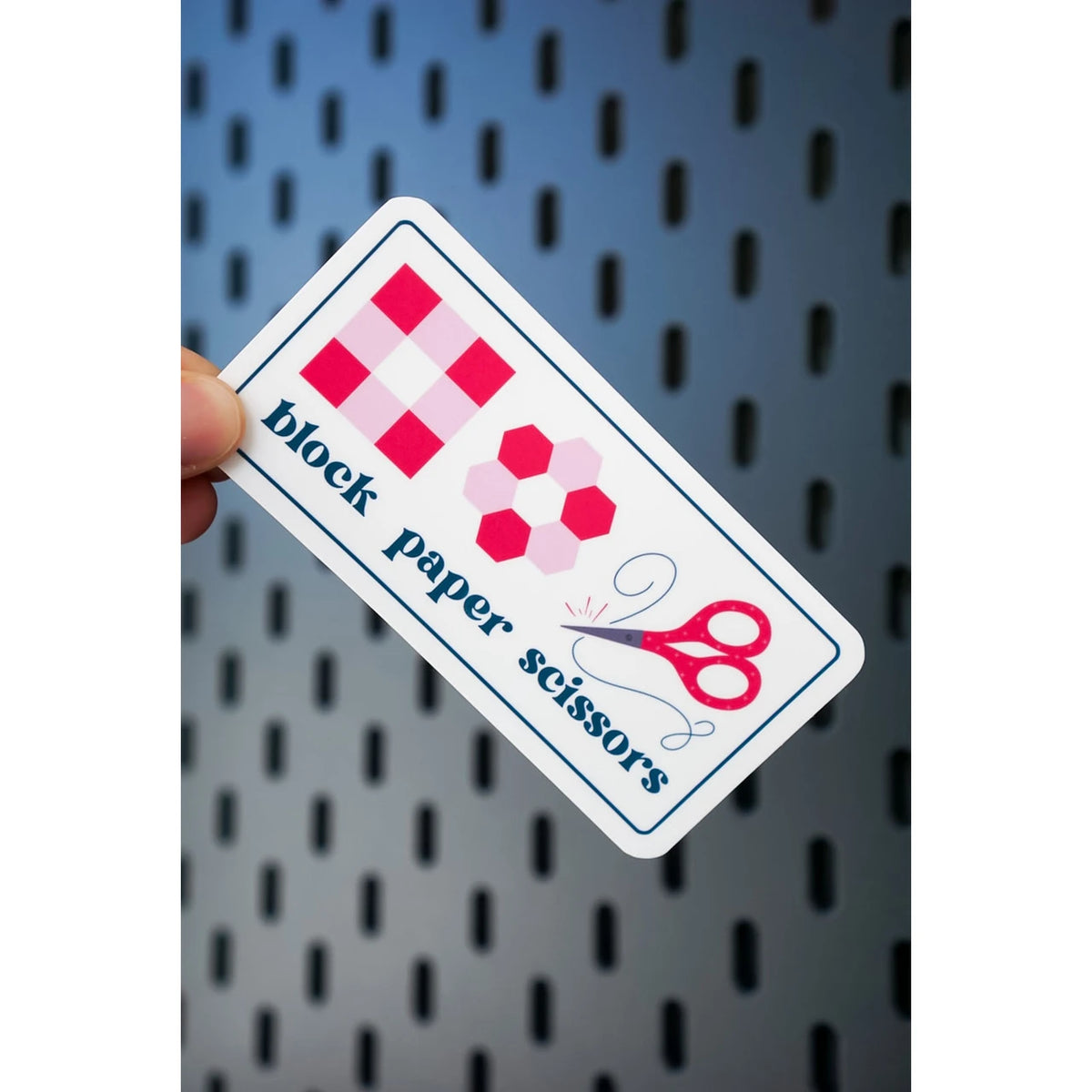 Block Paper Scissors Sticker - 1 Sticker