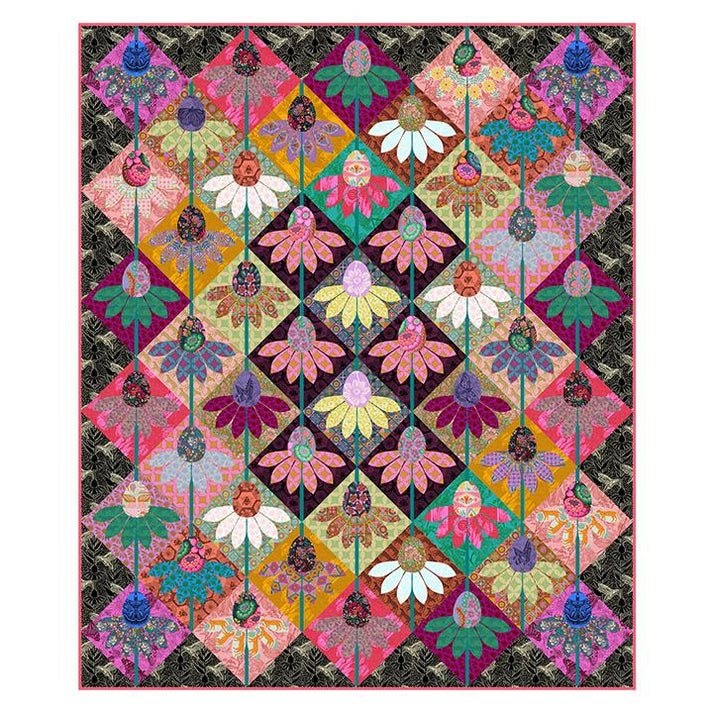Echinacea Quilt Pattern By Anna Maria Textiles