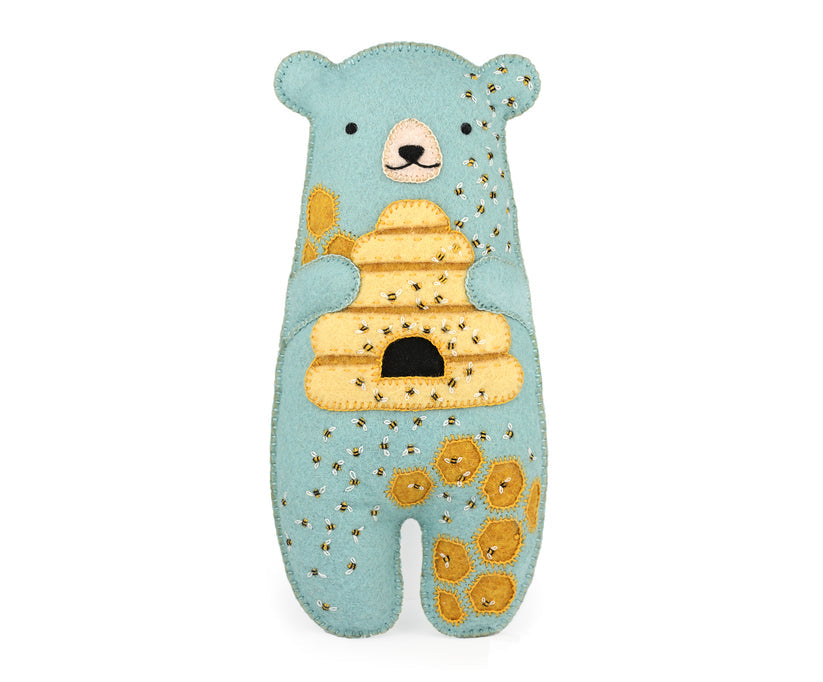 Kiriki Press Honeybear Doll Felt Embroidery Kit