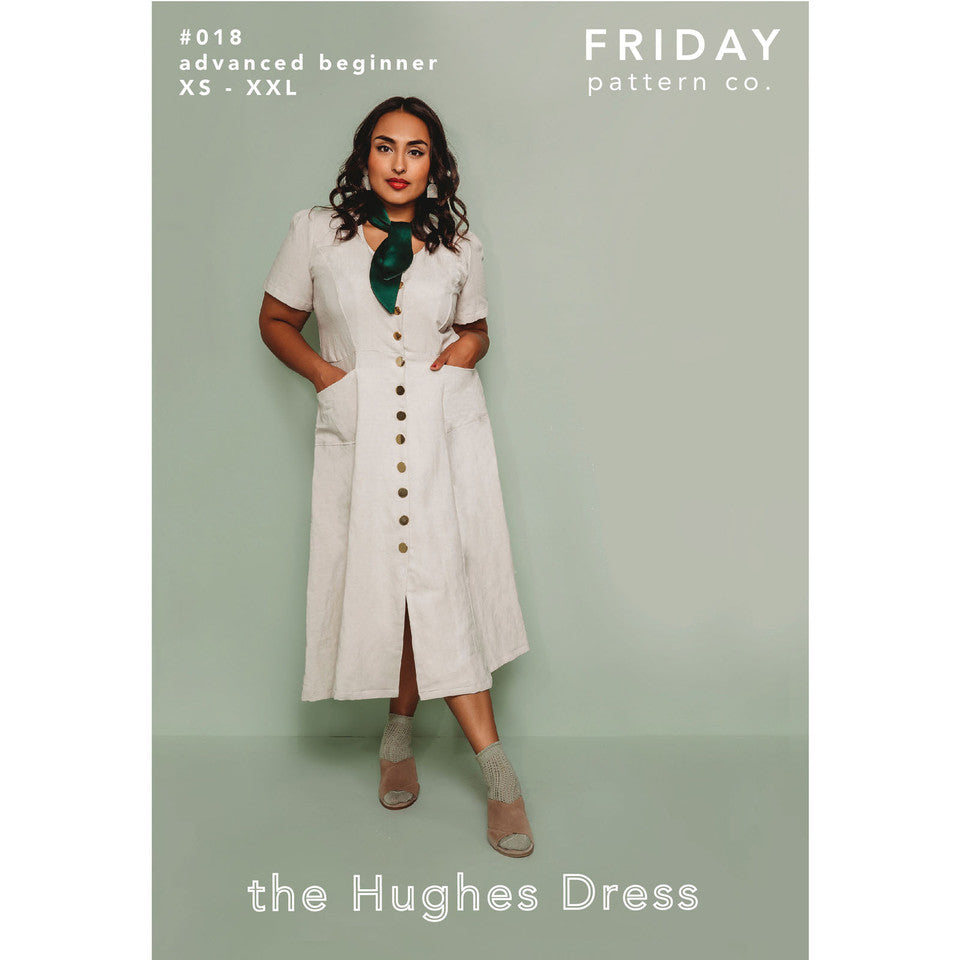 The Hughes Dress Pattern By Friday Pattern Co