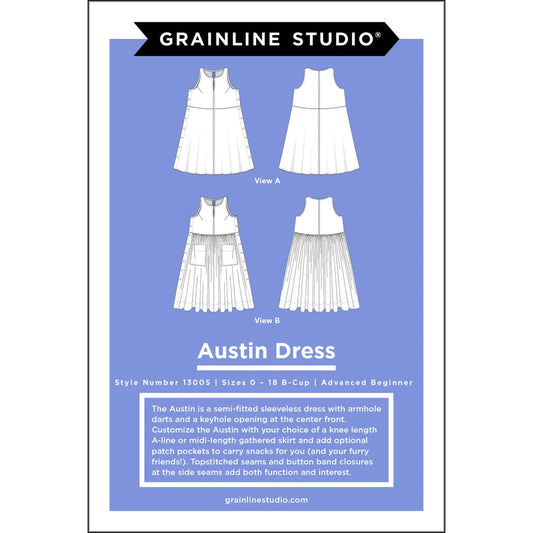 Austin Dress Pattern By Grainline Studios