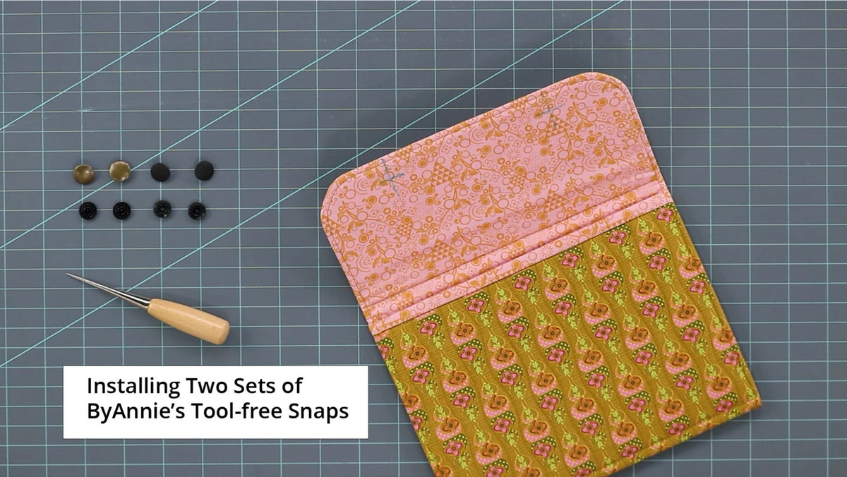 By Annie's Tool Free Snaps - Set of 4 - Choose Metal Color!