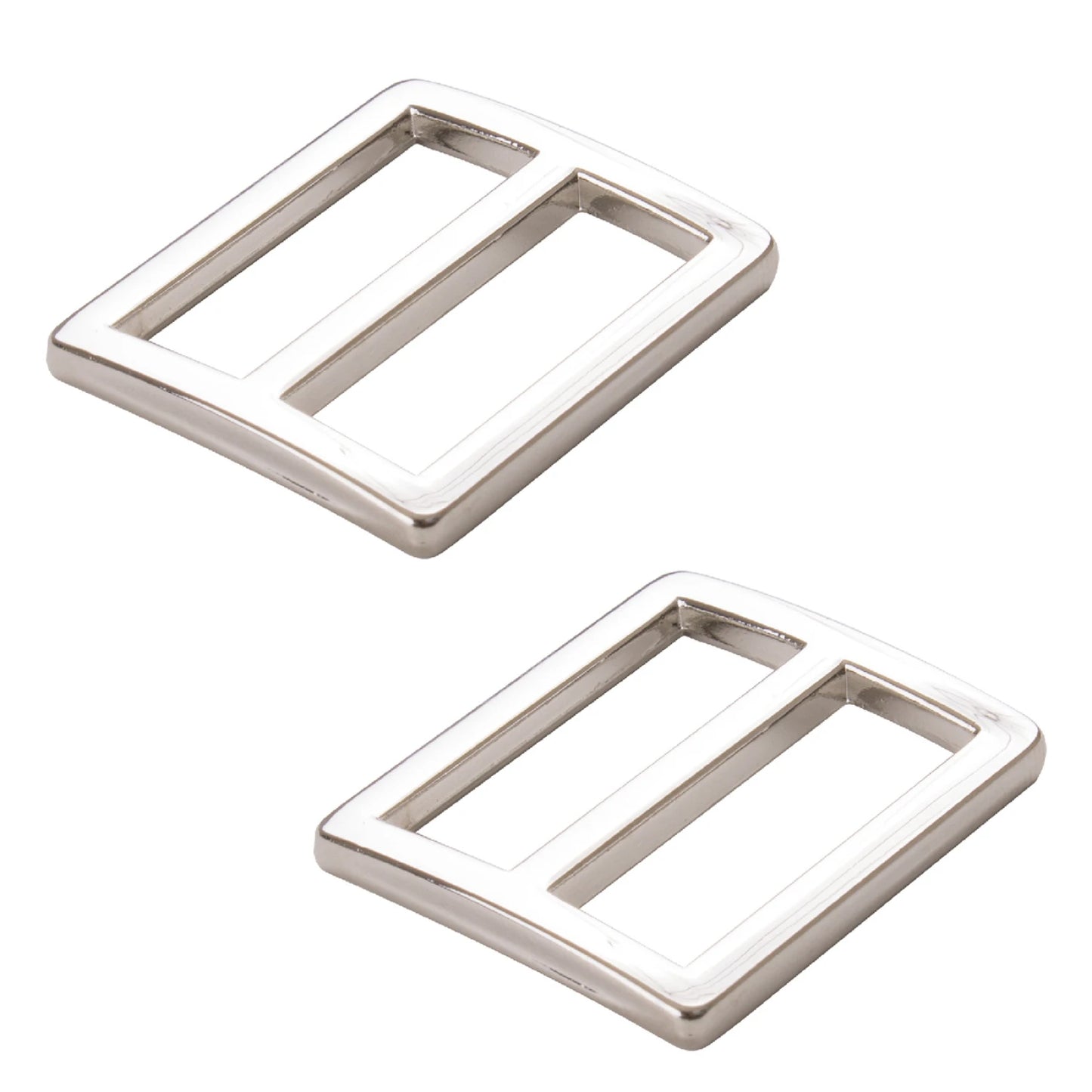 By Annie - Two 1" Flat Widemouth Sliders - Nickel