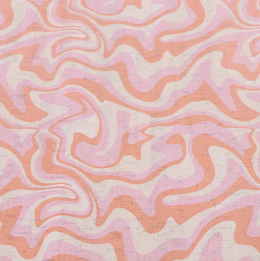 Sallie Tomato Pro Cork - Groovy - Factory Precut 1/2 yard