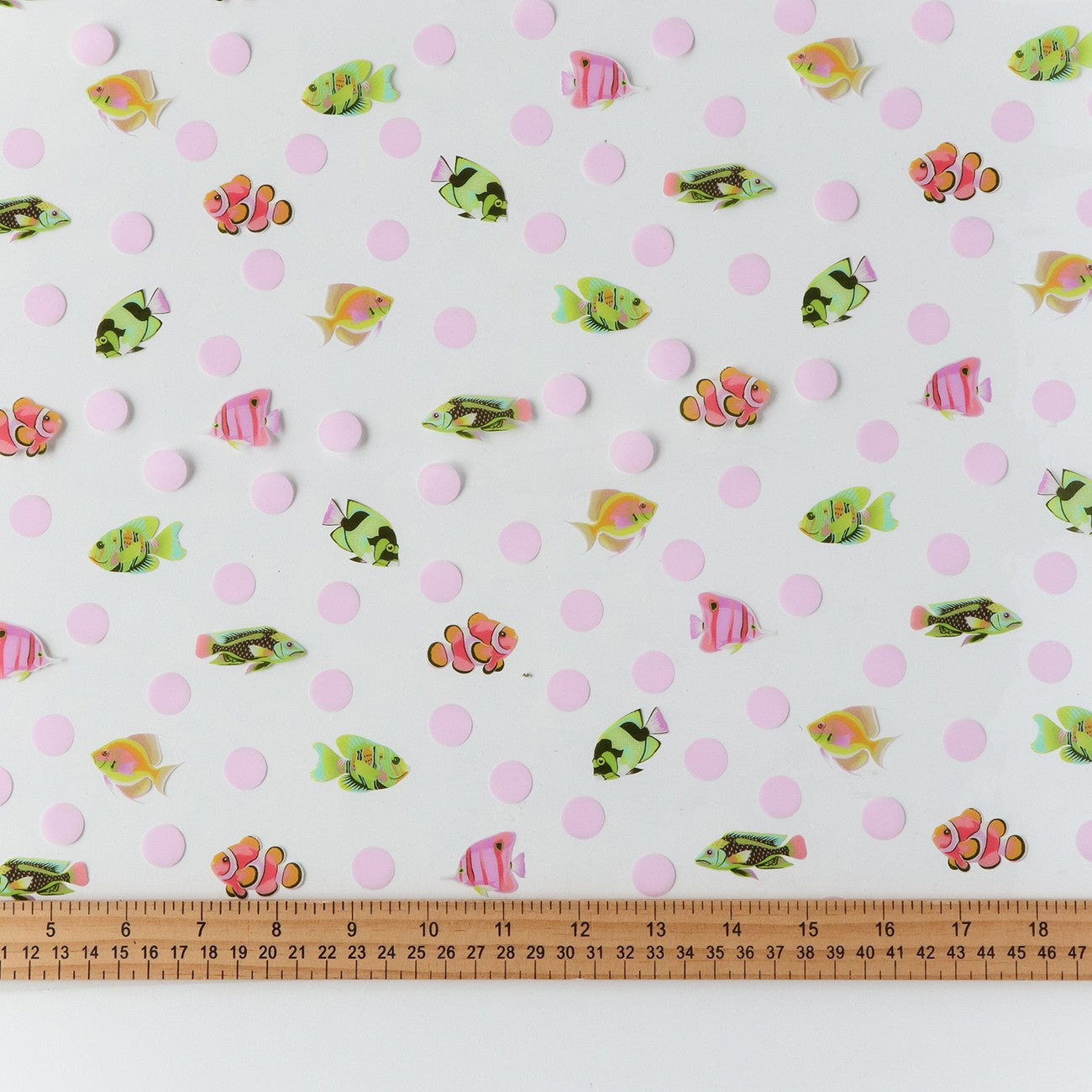 Sallie Tomato - Tula Pink - Floral Reef Collection Vinyl - School Crossing - 1/2 Yard Factory Precut