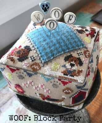 Woof Block Party Cross Stitch Pattern By Hands On Design