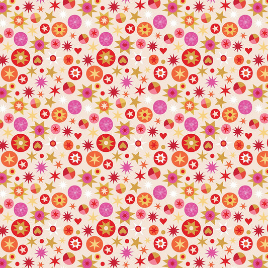 Thread and Ink - Fizzy Pop Prints - Home for Christmas - Starlight Stars - HOME1057