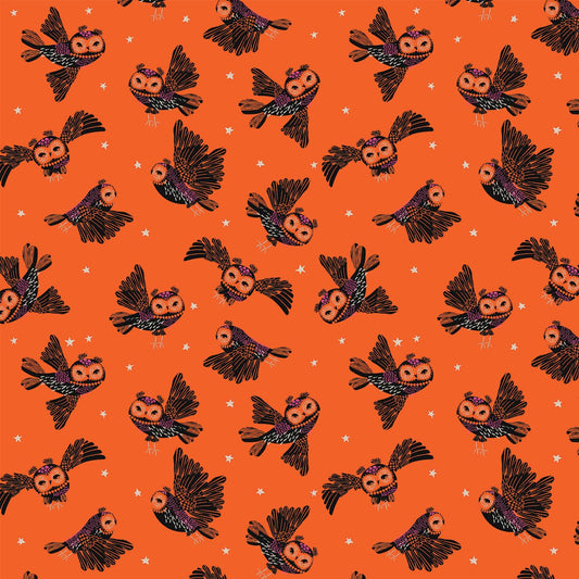 Thread and Ink Design Studios - Helen Black - Hocus Pocus - Halloween Haunted Hoots Owls - HPOC 1076