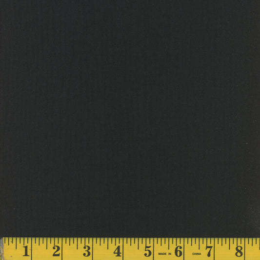Mook Fabrics - 52" Fluffy Gauze - Black - 141144
