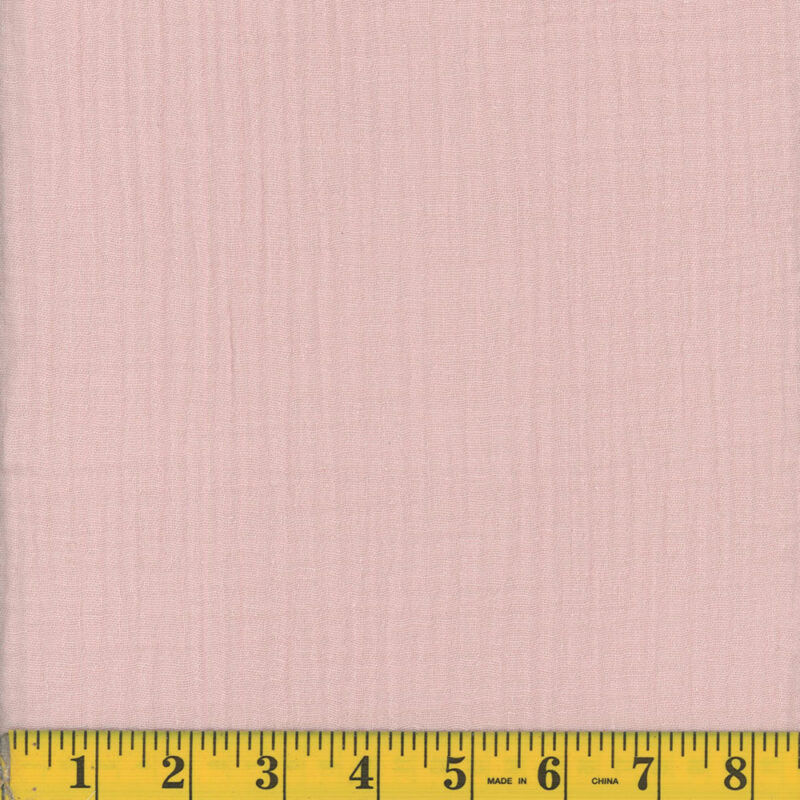 Mook Fabrics - 52" Fluffy Gauze - Blush - 141145