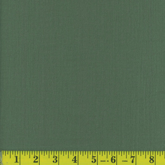 Mook Fabrics - 52" Fluffy Gauze - Dark Sage - 141150