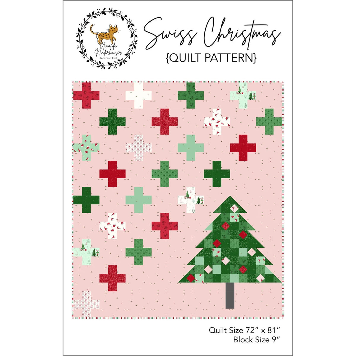 Swiss Christmas Quilt Pattern By Jedi Craft Girl