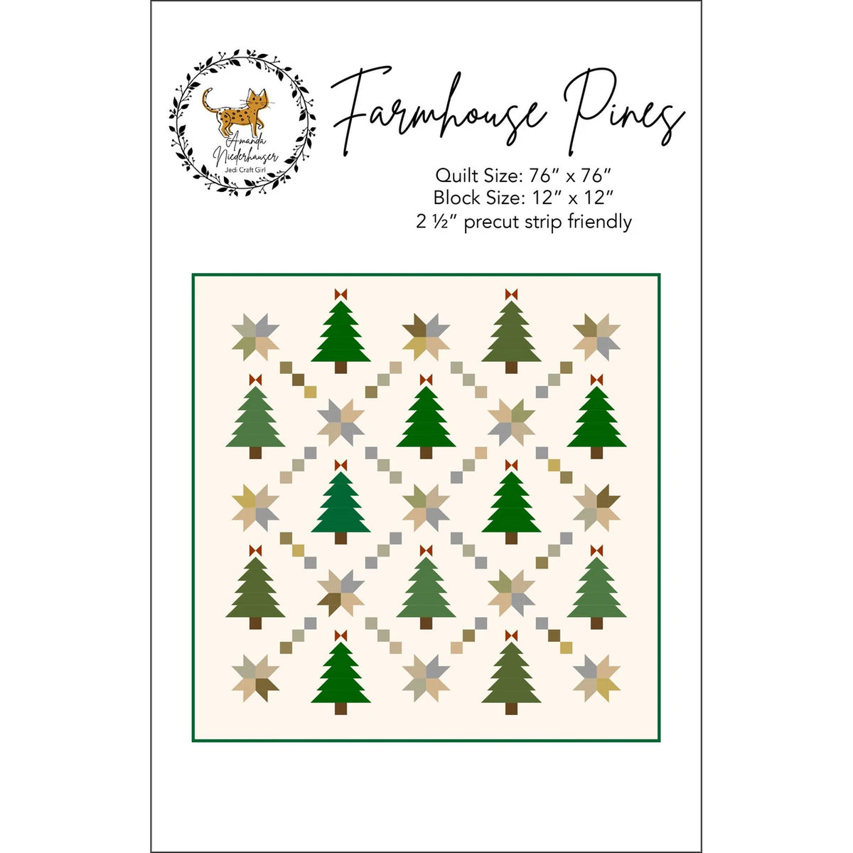 Farmhouse Pines Quilt Pattern By Jedi Craft Girl