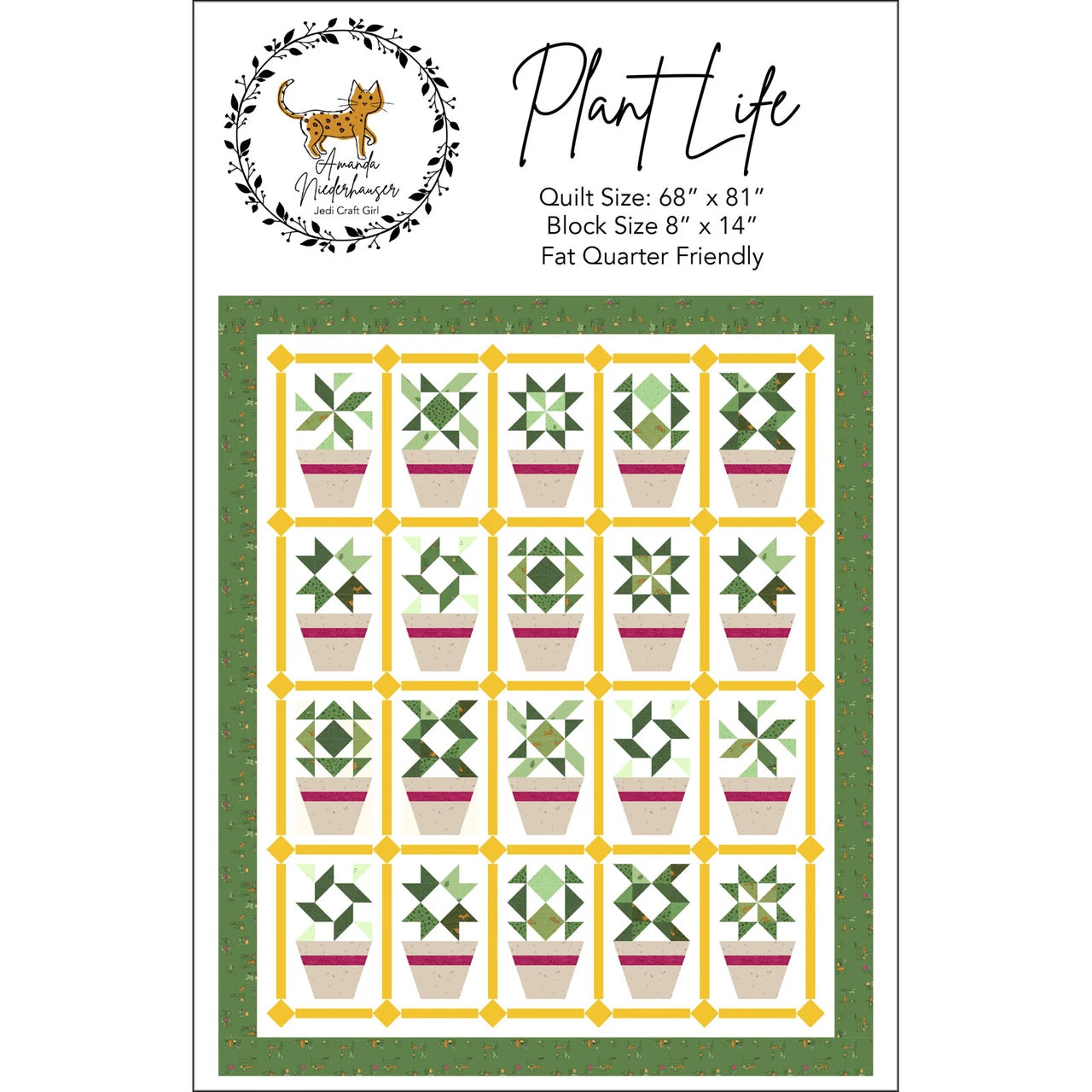 Plant Life Quilt Pattern By Jedi Craft Girl