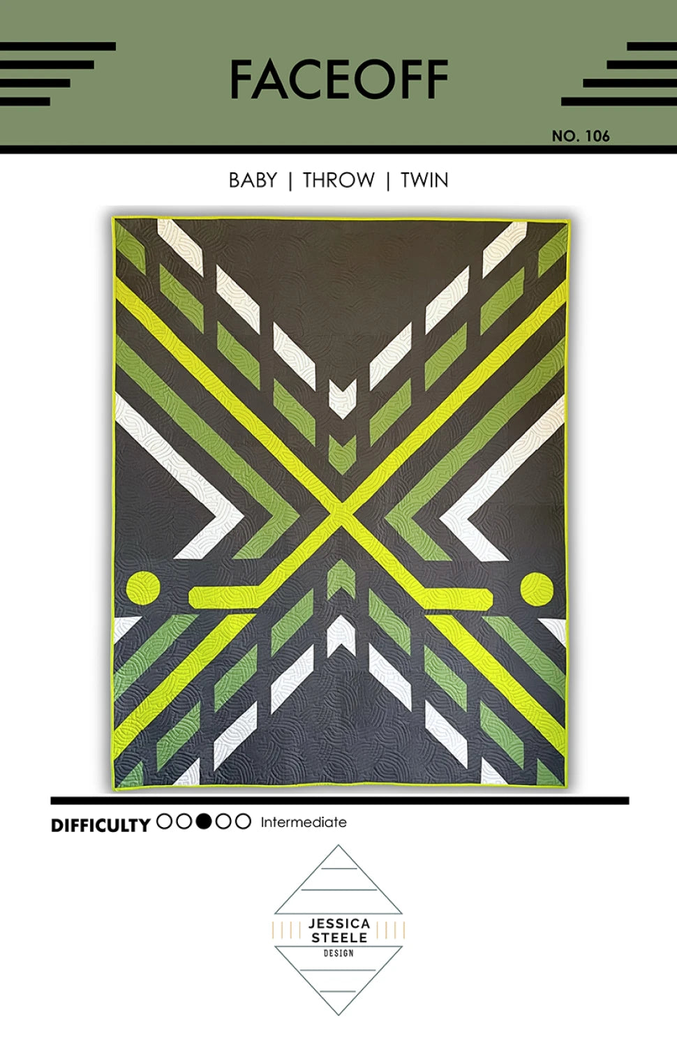 Faceoff Quilt Pattern By Jessica Steele Design
