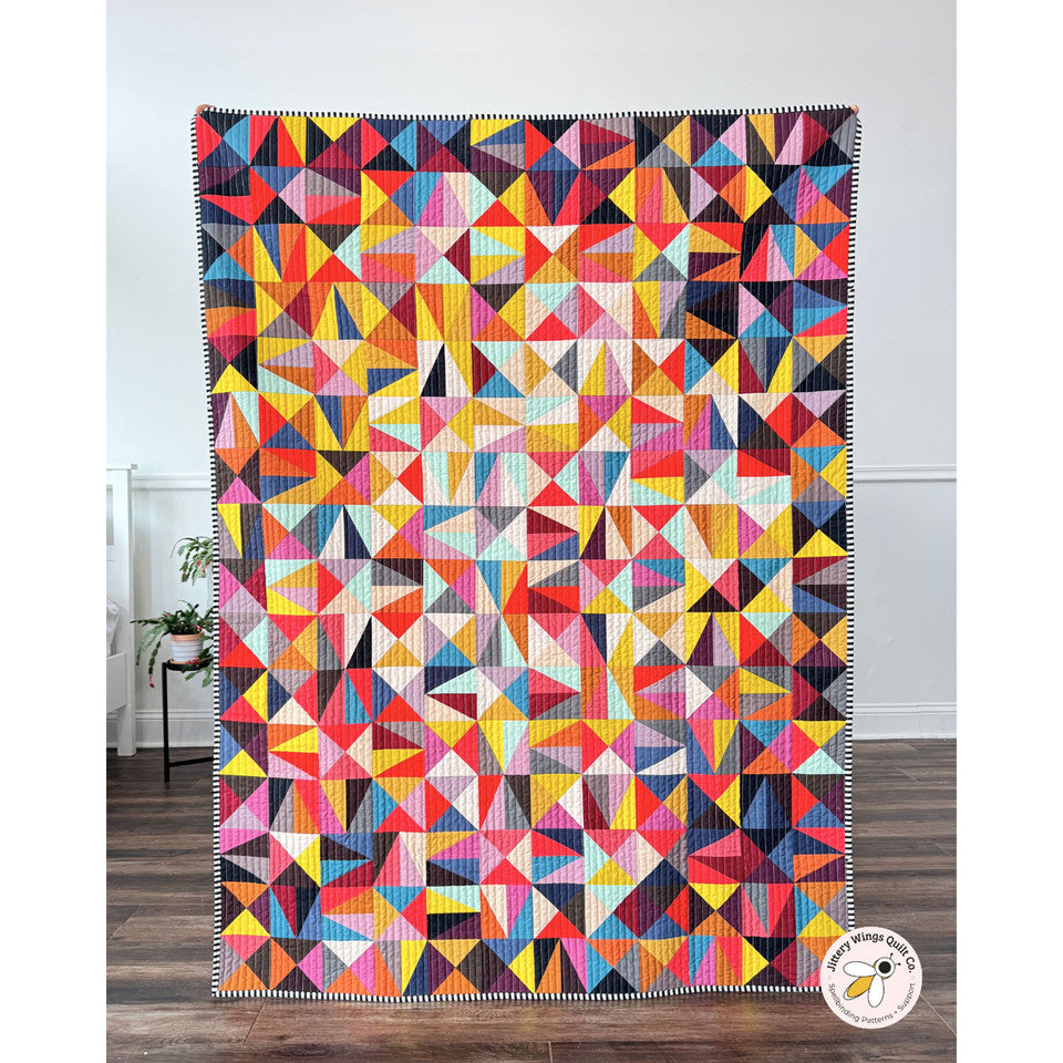 Hush Pink Quilt Pattern By Jittery Wings Quilt Co