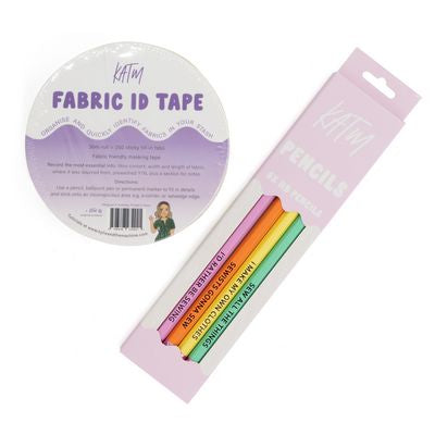 Kylie and the Machine Fabric ID Tape and Pencils Gift Set