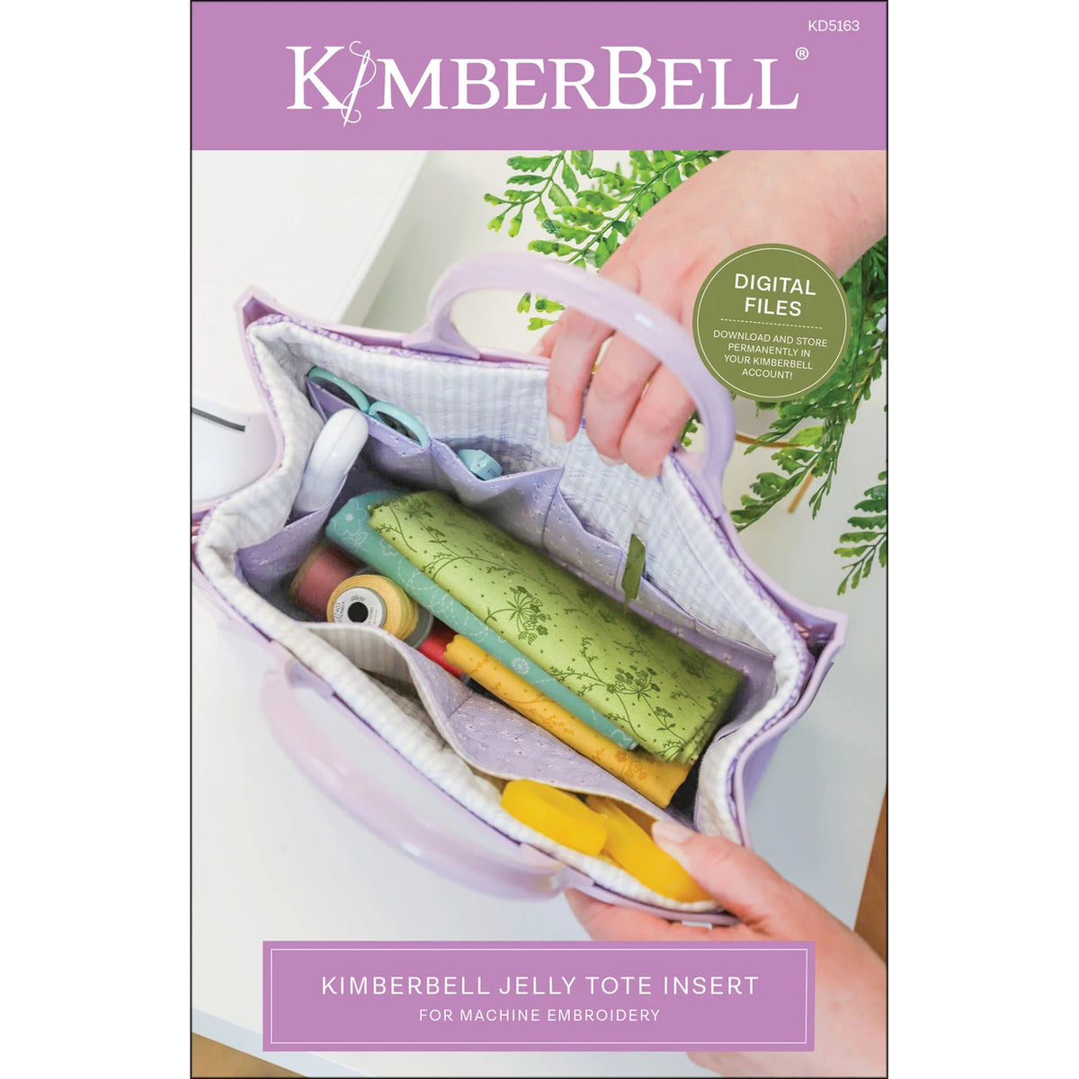 Kimberbell Jelly Tote Insert Machine Embroidery Pattern