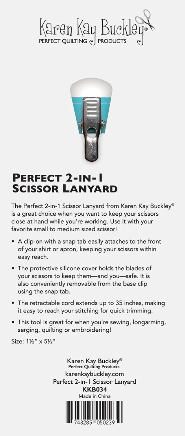 Karen Kay Buckley Perfect 2 in 1 Scissors Lanyard