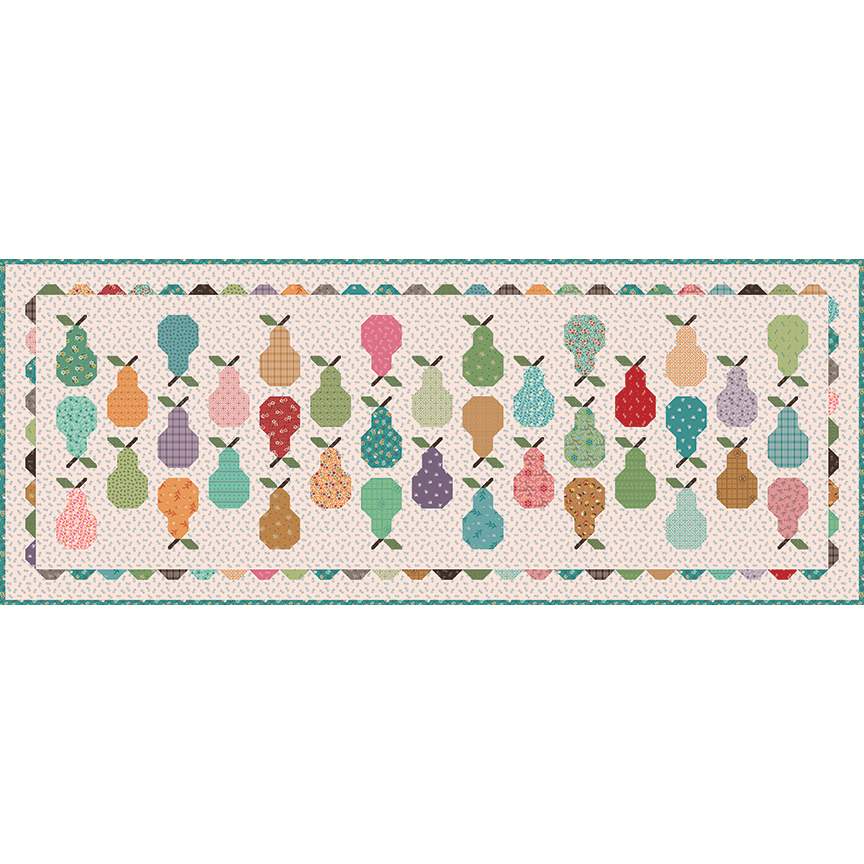 Lori Holt - Pretty Pears Table Runner Kit - Factory Packaged