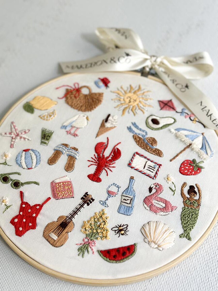 MakeBox & Co. 30 Days of Summer Embroidery Kit