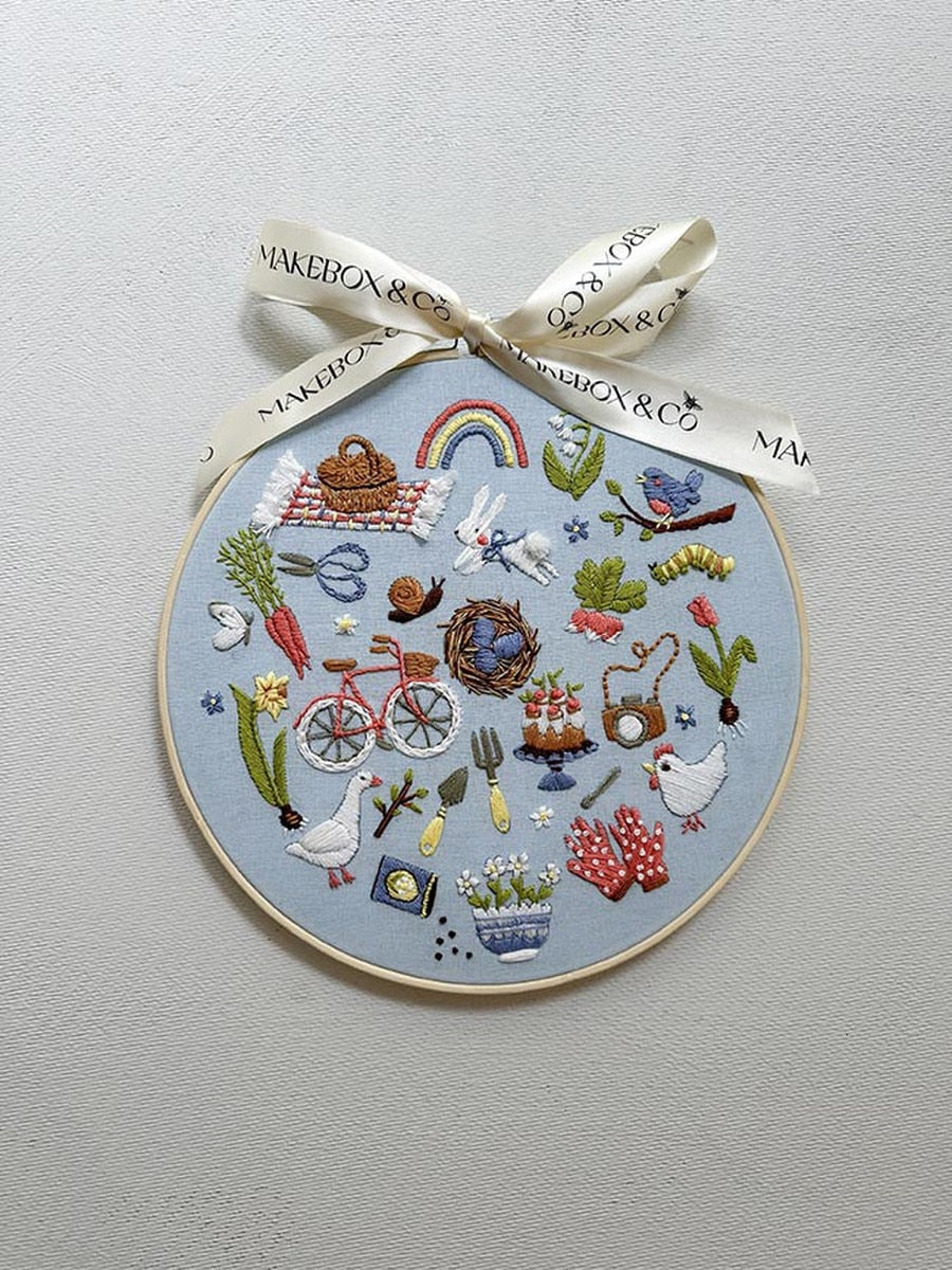 MakeBox & Co. Spring Stitches Embroidery Kit