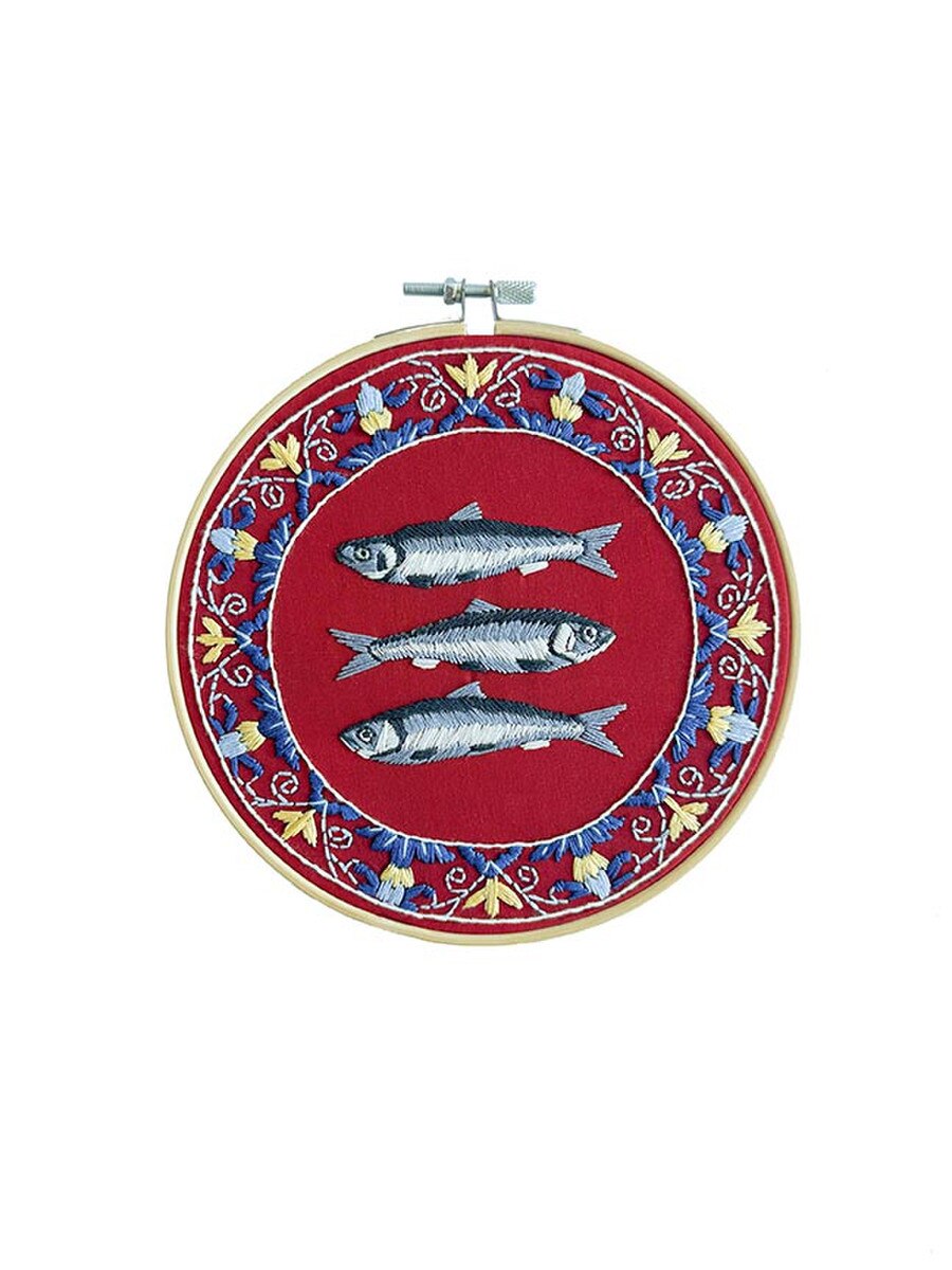 MakeBox & Co. Sicilian Sardines Embroidery Kit