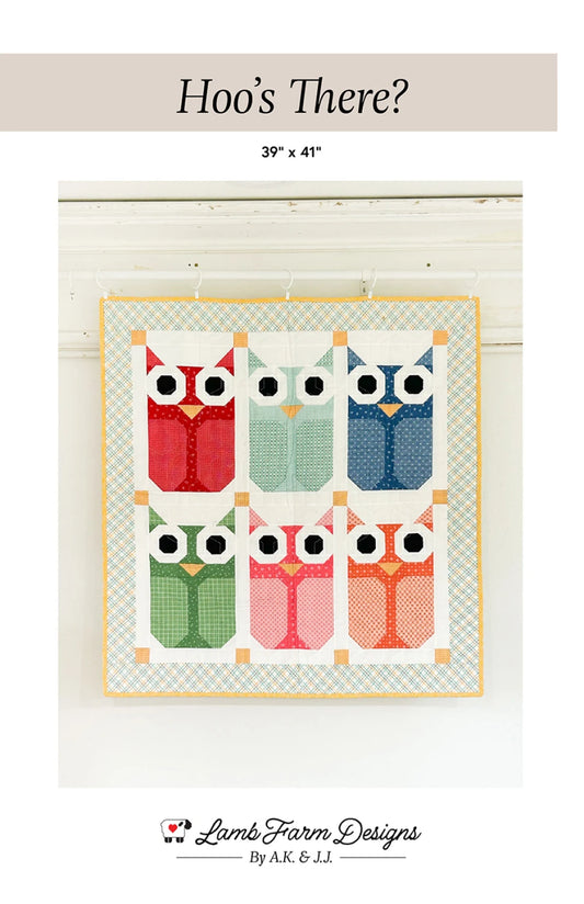 Hoo's There Quilt Pattern By Lamb Farm Designs