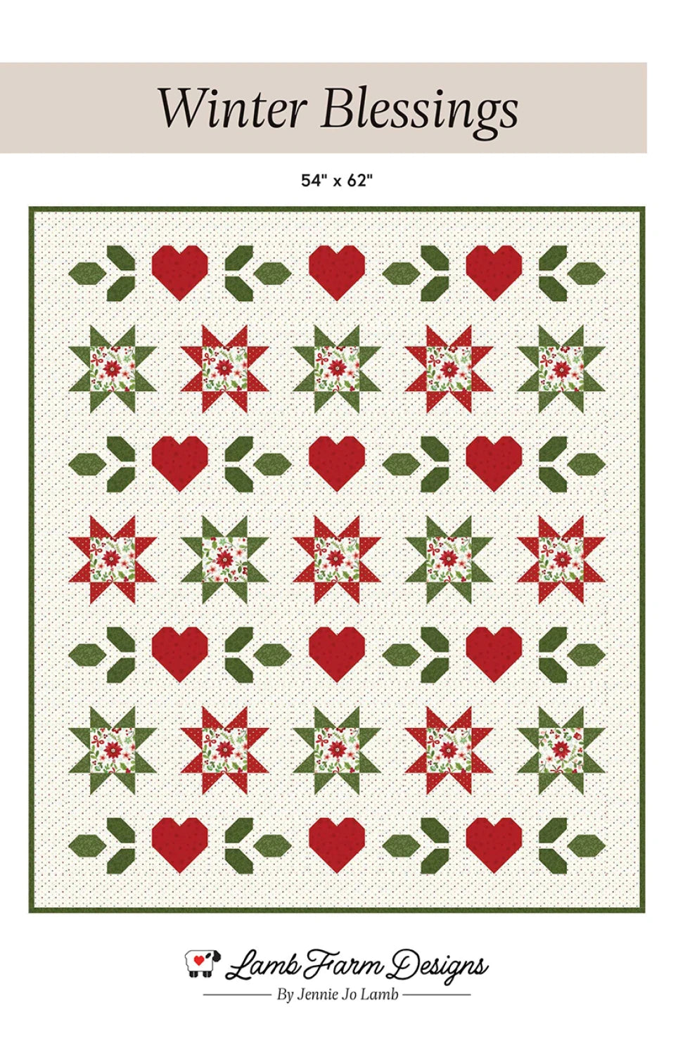 Winter Blessings Quilt Pattern By Lamb Farm Designs