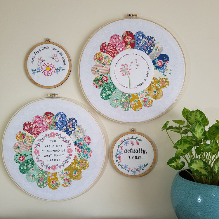 Remember The Little Things Pattern and Pre-Printed Linen By Lilabelle Lane Creations