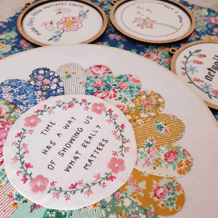 Remember The Little Things Pattern and Pre-Printed Linen By Lilabelle Lane Creations