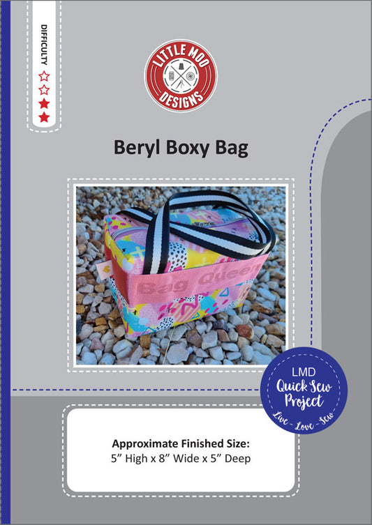 Beryl Boxy Bag Pattern By Little Mod Designs