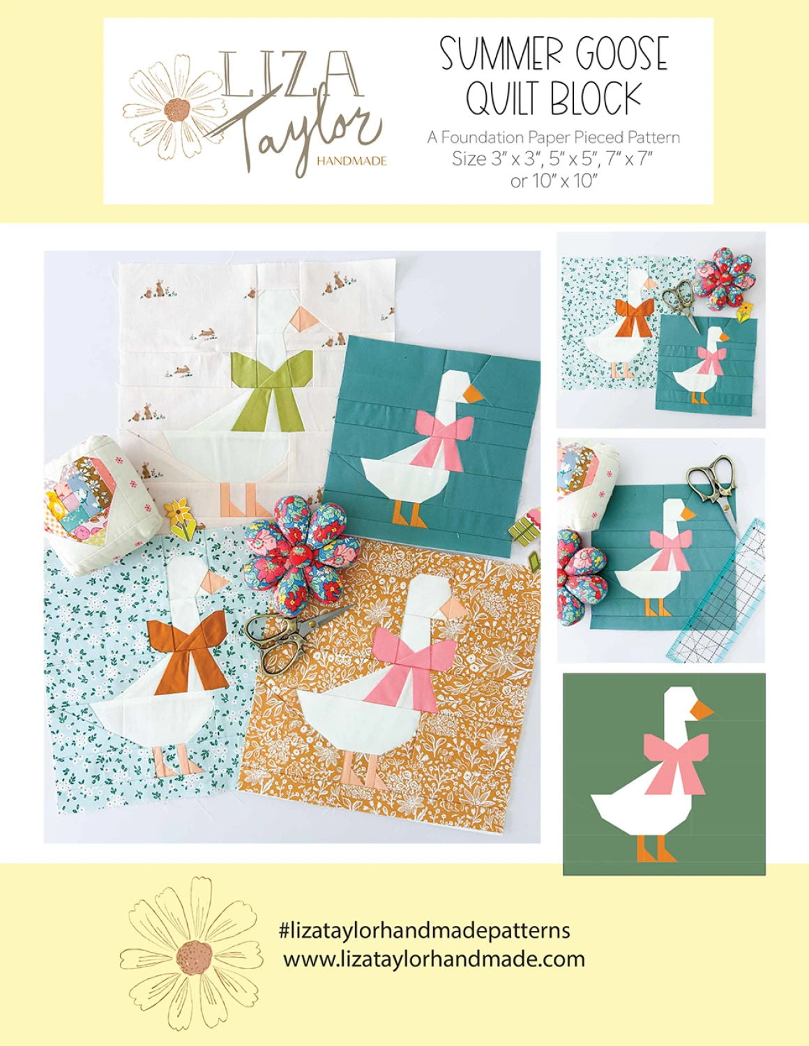 Summer Goose FPP Pattern By Liza Taylor Handmade