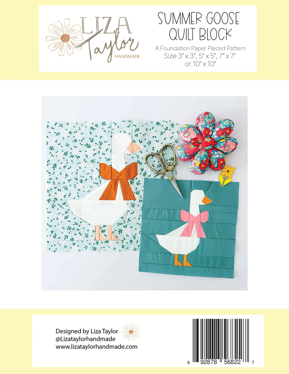 Summer Goose FPP Pattern By Liza Taylor Handmade