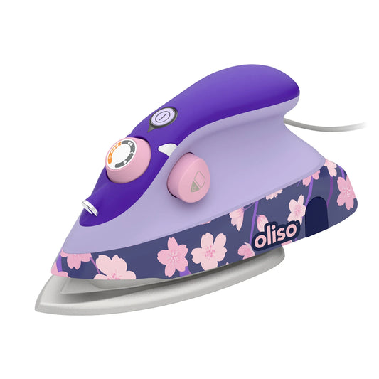 Oliso Mini Project Iron With Trivet - Yaya Han Cherry Blossom Edition