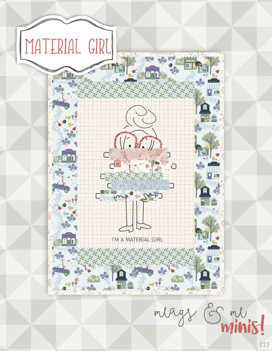 Material Girl Wall Hanging Pattern By Meags and Me