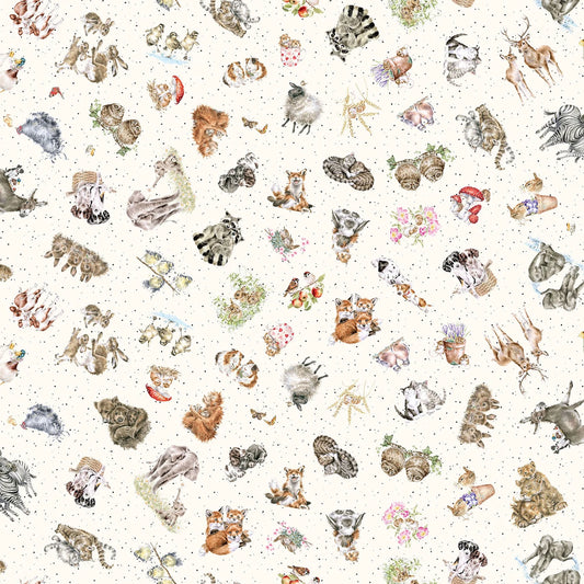 Maywood Studios - Together Is Better - Animals on Cream - MAS11121-E