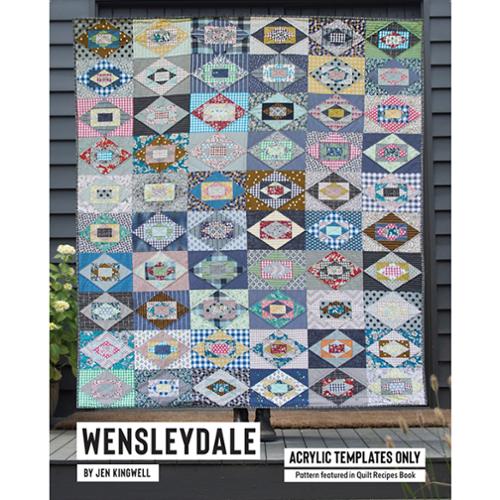 Wensleydale By Jen Kingwell Pattern Acrylic Template Set ONLY