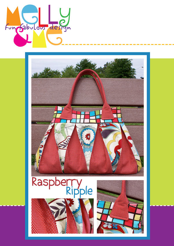 Raspbetty Ripple Hand Bag Pattern By Melly and Me