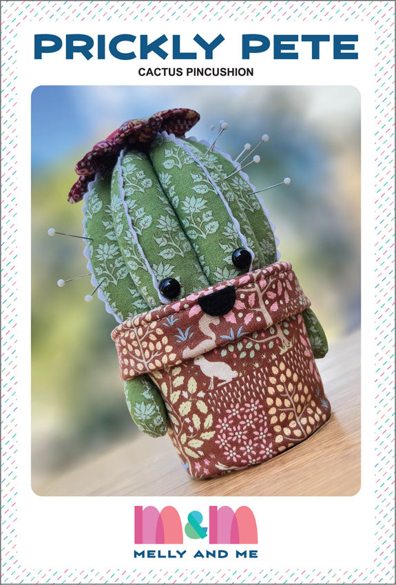 Prickly Pete Cactus Pincushion Pattern By Melly and Me
