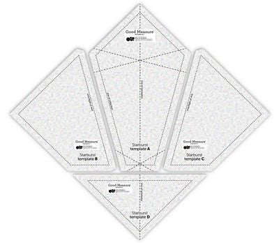 Good Measure - Modern Starburst Templates 4pcs