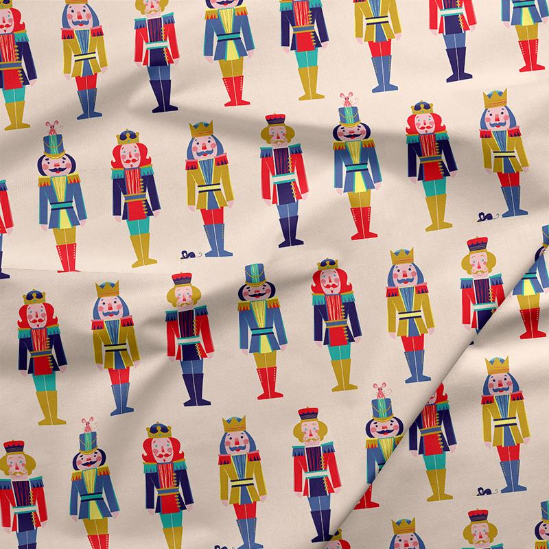 PBS Fabrics - Night of the Nutcrackers - Nutcracker March In A Row - 12019531