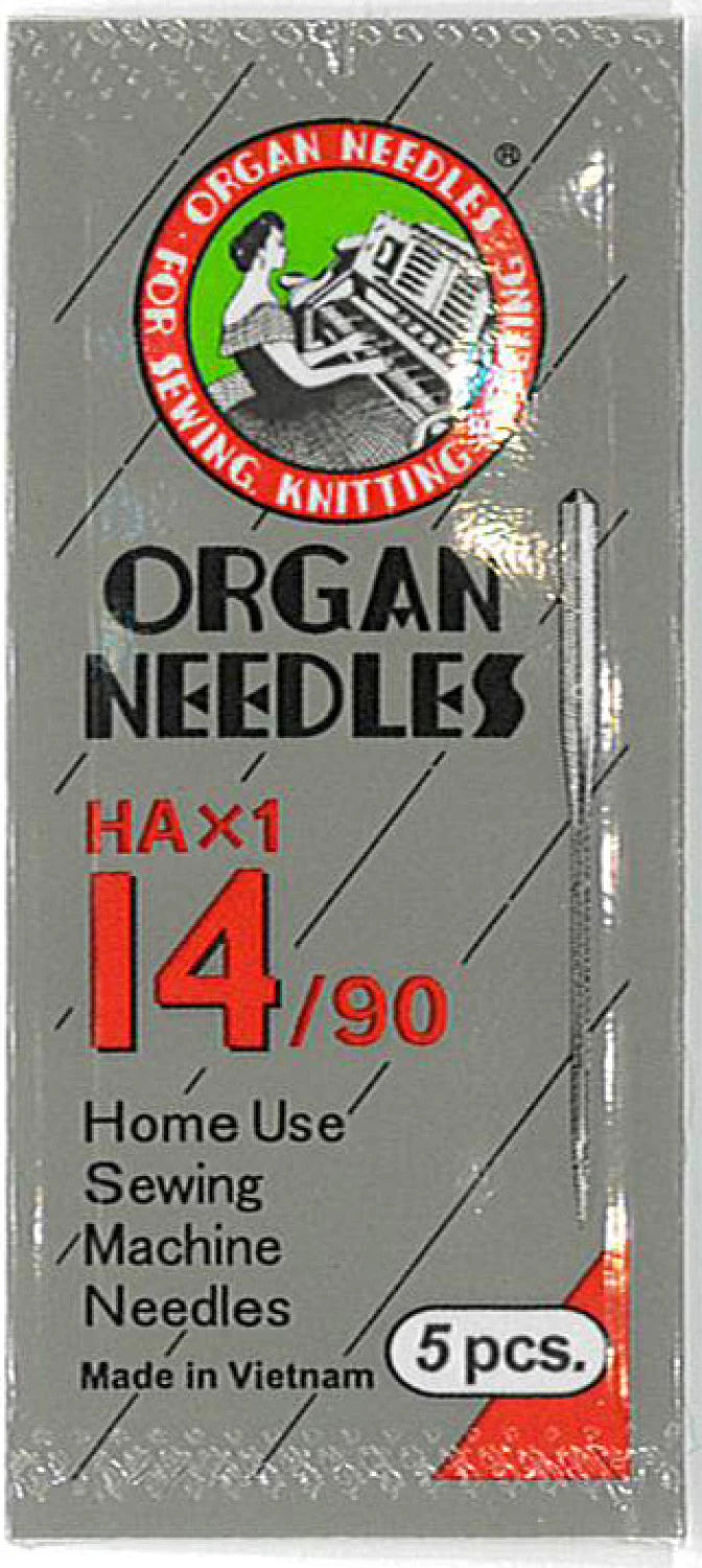 Ships to US ONLY - Janome - Organ Needles - Universal Sewing Machine Needles Size 14/90