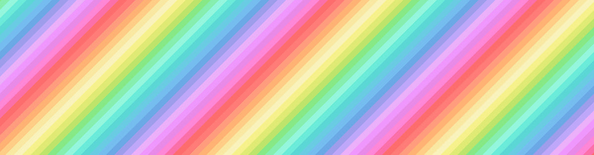 Lewis and Irene - Omnificent Ombres - Diagonal Pastel Rainbow Stripes - OM1A