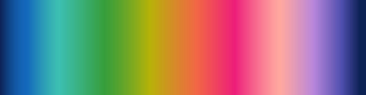 Lewis and Irene - Omnificent Ombres - Bright Rainbow Ombre - OM2B
